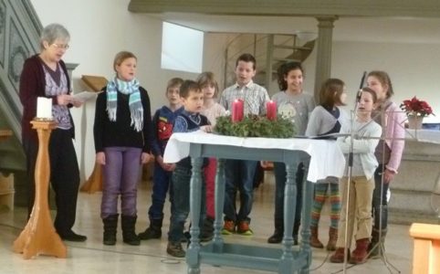 Adventsgottesdienst gemeinsam mit den Primarschülern