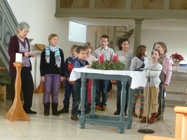 Adventsgottesdienst gemeinsam mit den Primarschülern